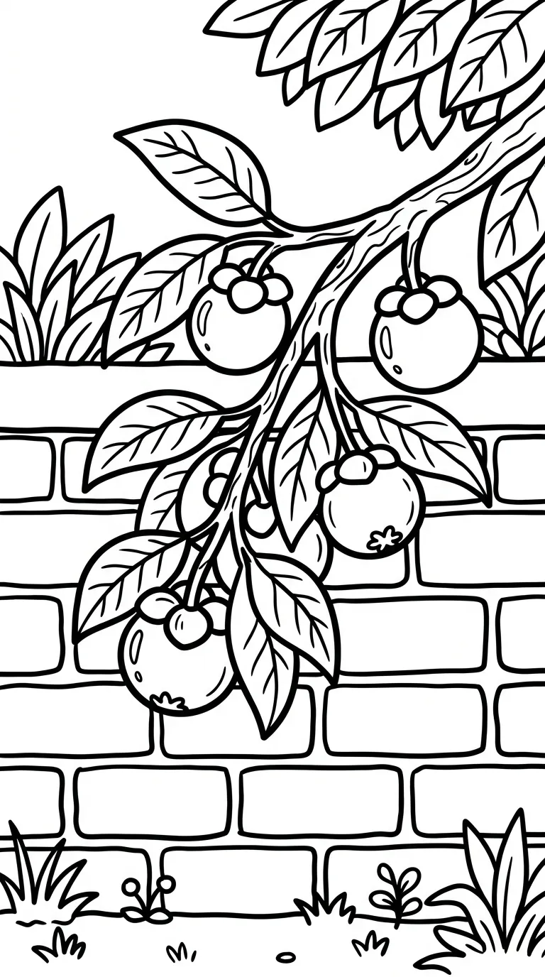 coloriage Mangoustan a colorier en ligne