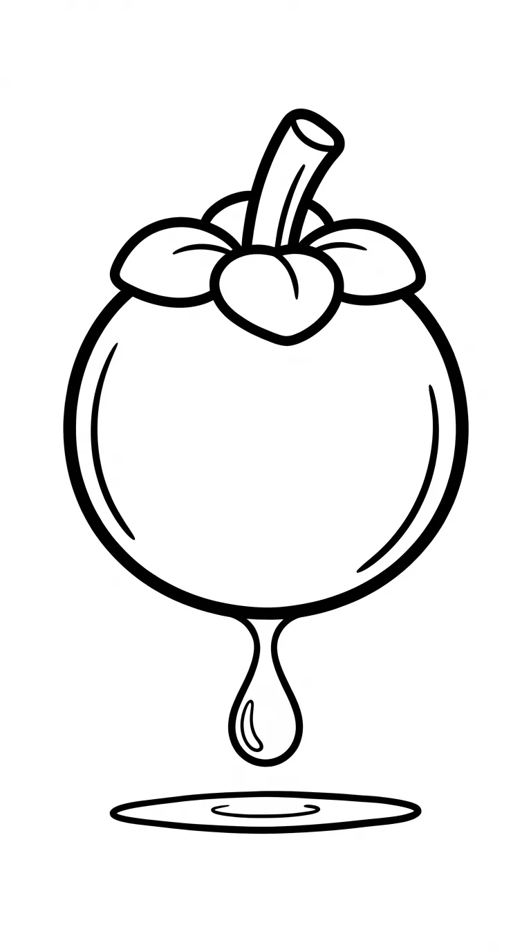 coloriage Mangoustan a imprimer gratuit 2