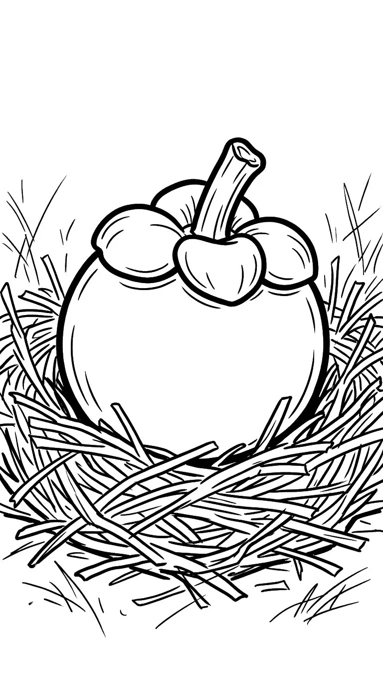 coloriage Mangoustan à imprimer pour enfant de 12 ans