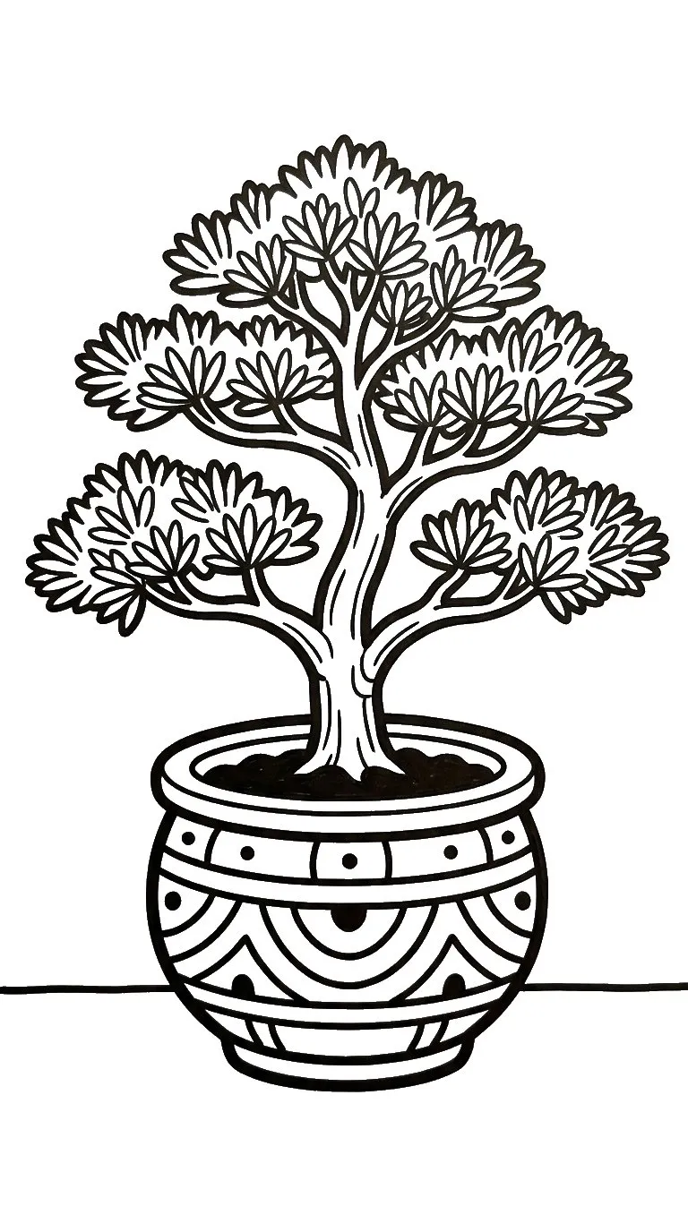 image de coloriage Pin pour enfant