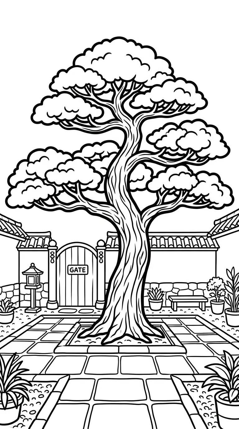 coloriage Pin pour enfant de 10 ans