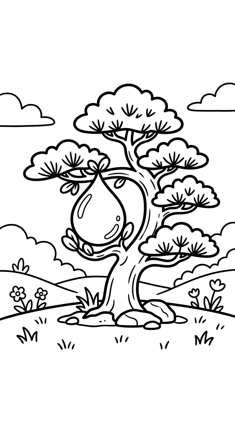 coloriage Pin pour enfants à imprimer
