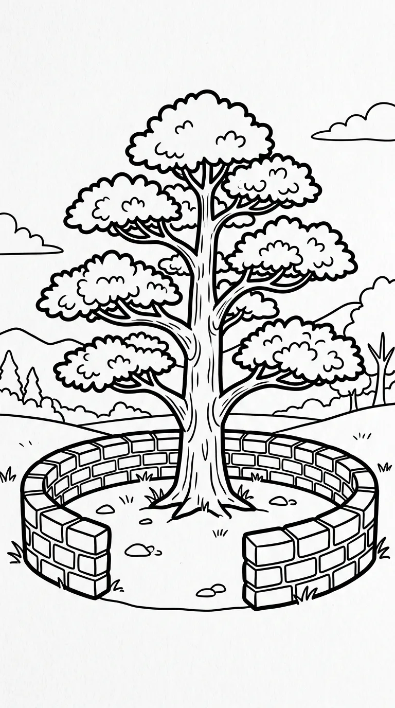 coloriage Pin pour enfant de 3 ans