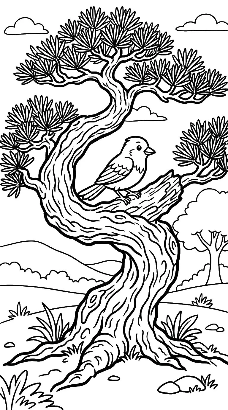 coloriage Pin à imprimer pour enfant de 2 ans
