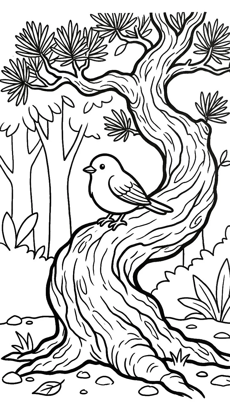 coloriage Pin à imprimer pour enfant de 12 ans