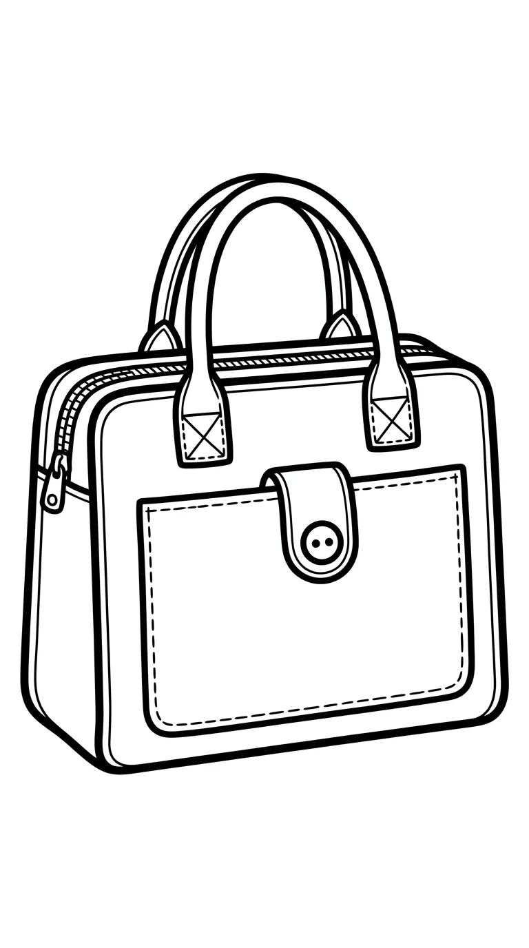 imprimer coloriage Sac pour enfant