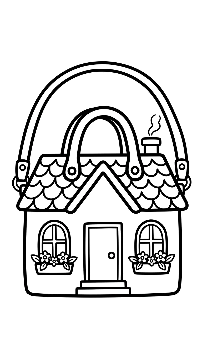 coloriage Sac à imprimer
