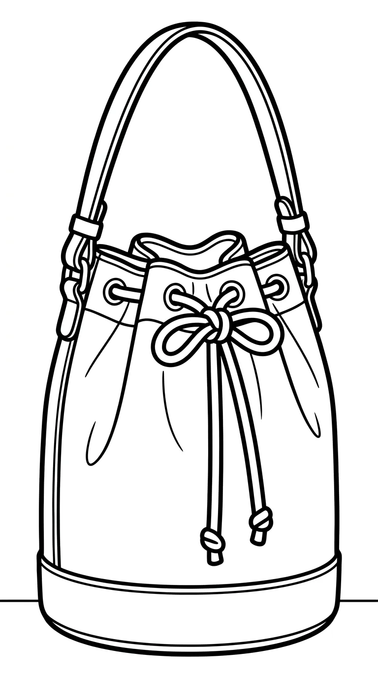 coloriage Sac pour enfant de 4 ans