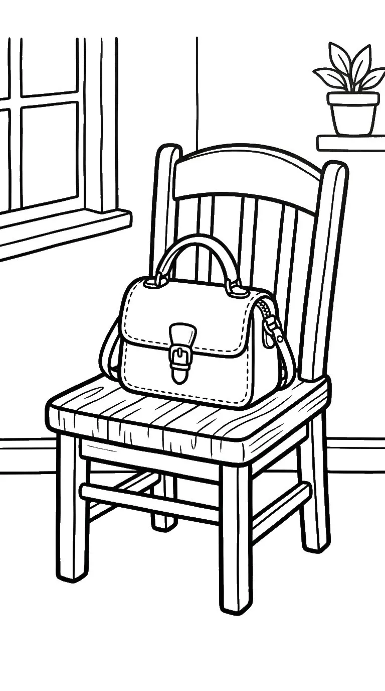 coloriage Sac pour bebe a imprimer