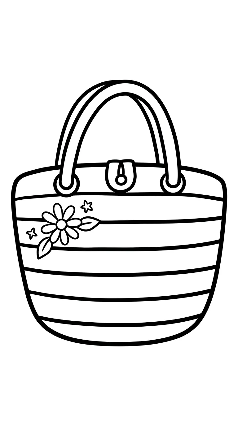 coloriage Sac d'enfant a imprimer