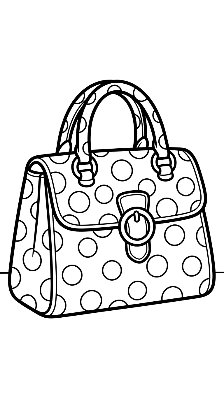 coloriage Sac à imprimer a4 1