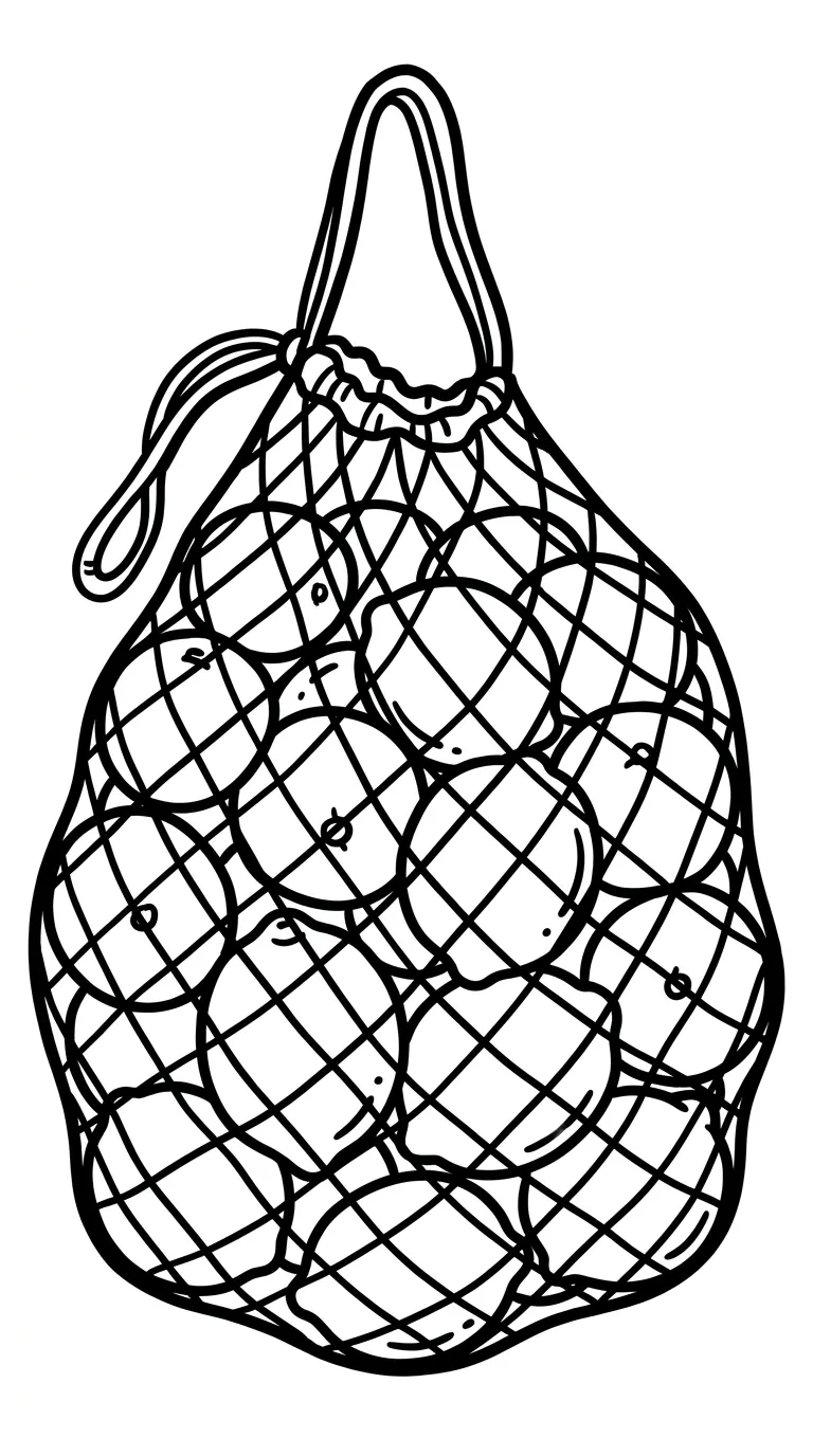coloriage Sac à imprimer pour enfant de 8 ans