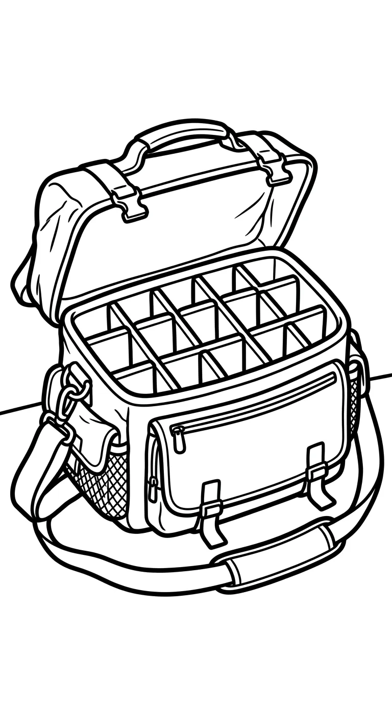 coloriage Sac et dessins 1