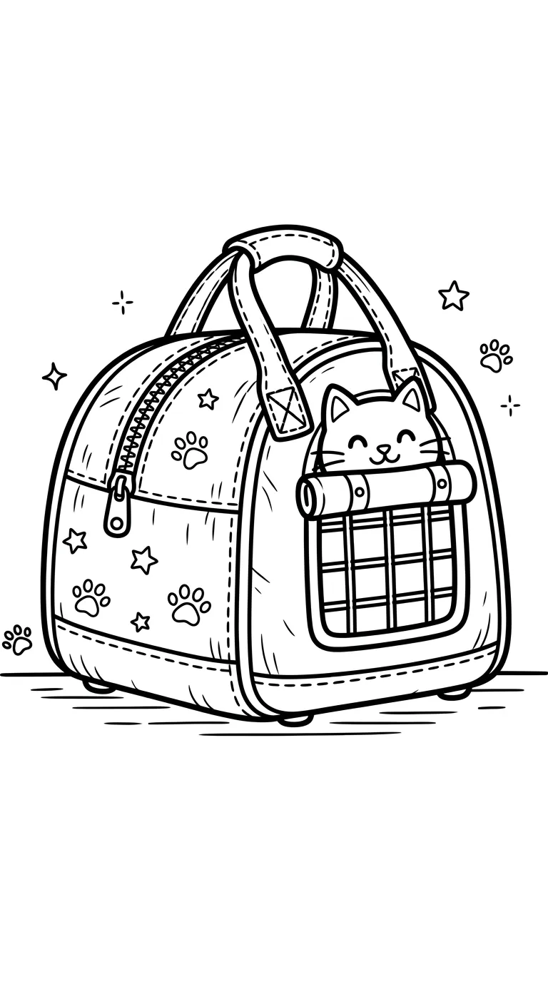 coloriage Sac pour enfant de à imprimer