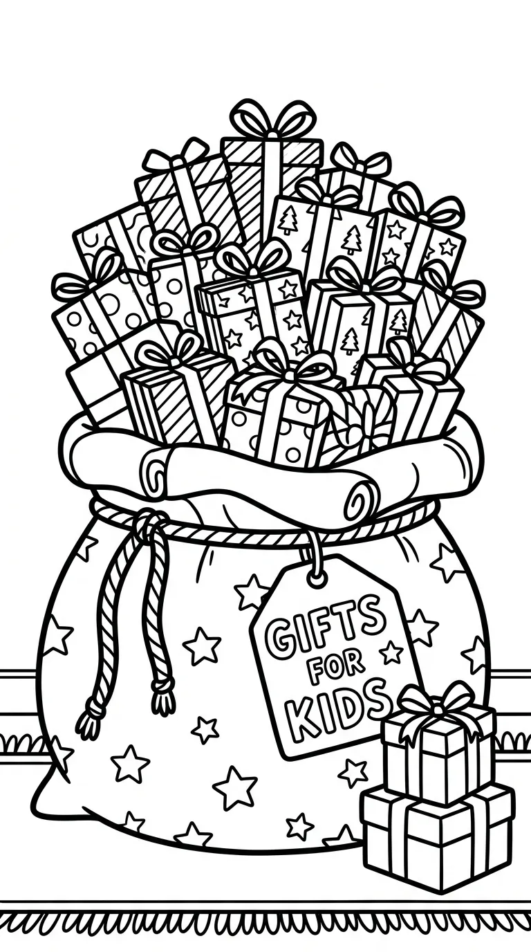 coloriage Sac a imprimer gratuitement