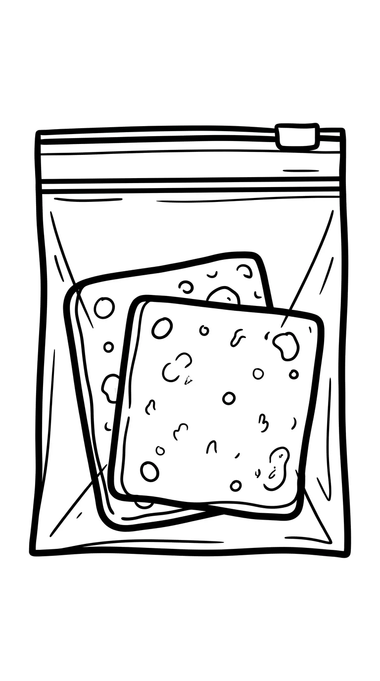 coloriage Sac pour enfant de 2 ans
