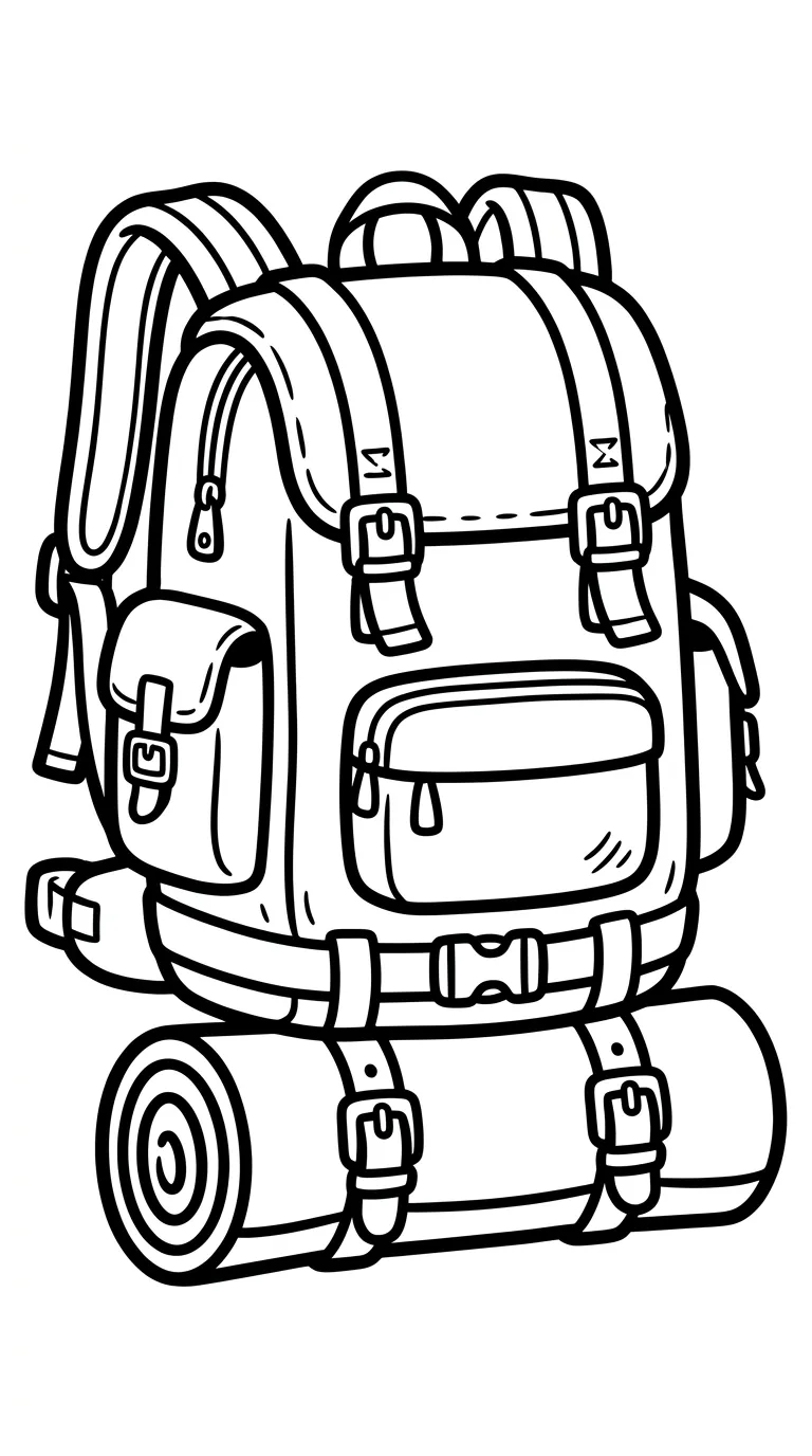 coloriage Sac à imprimer pour enfant de 7 ans
