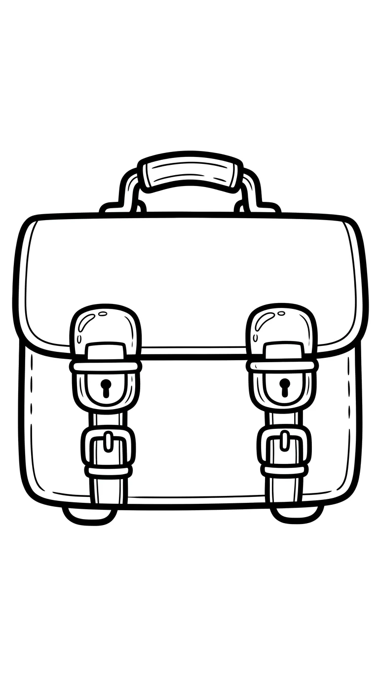 coloriage Sac a imprimer gratuit