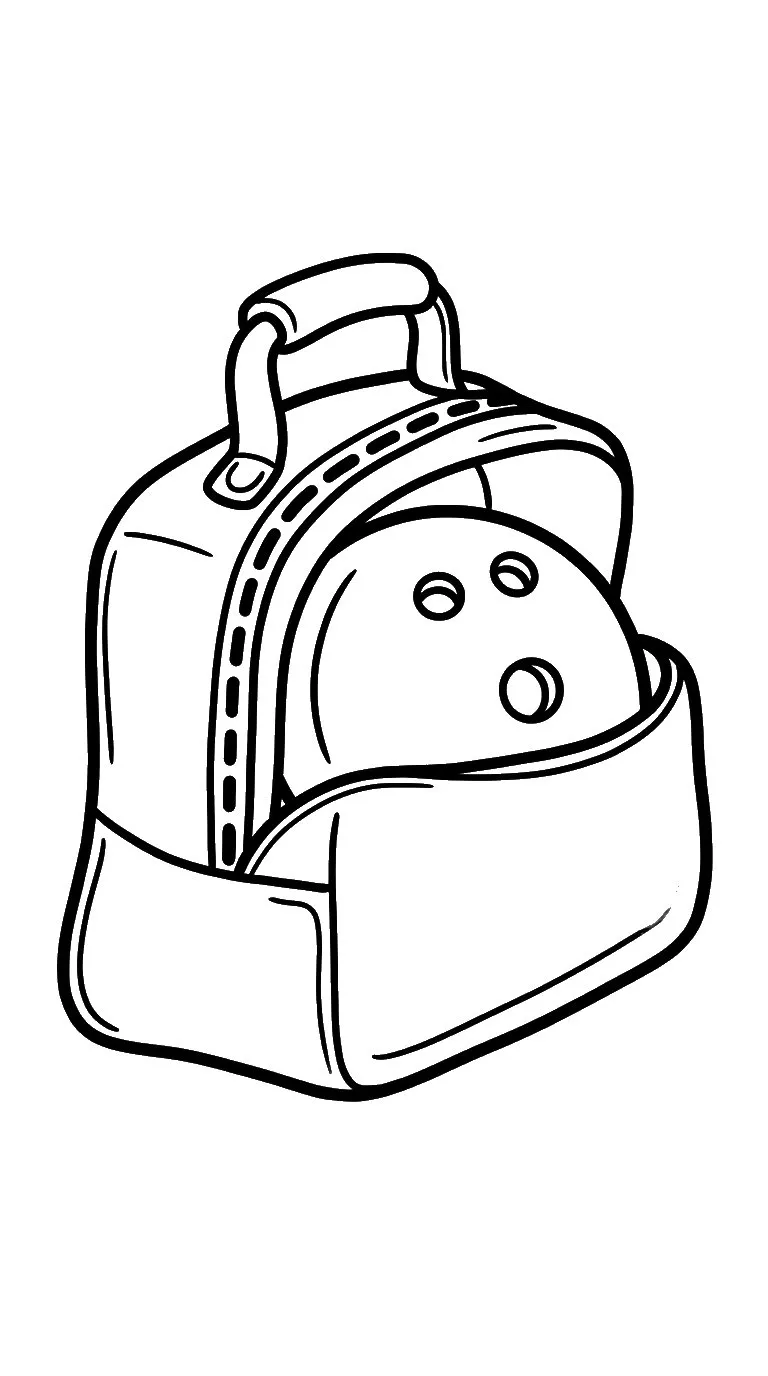 coloriage Sac pour enfant