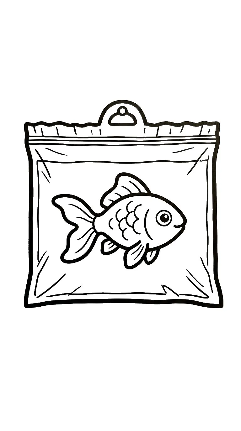 coloriage Sac gratuit