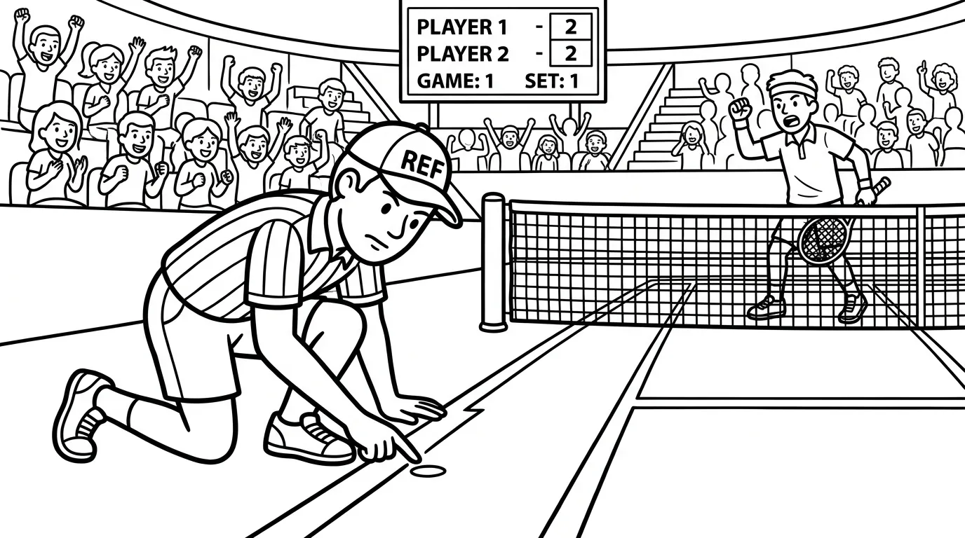 coloriage Tennis et apprentissage
